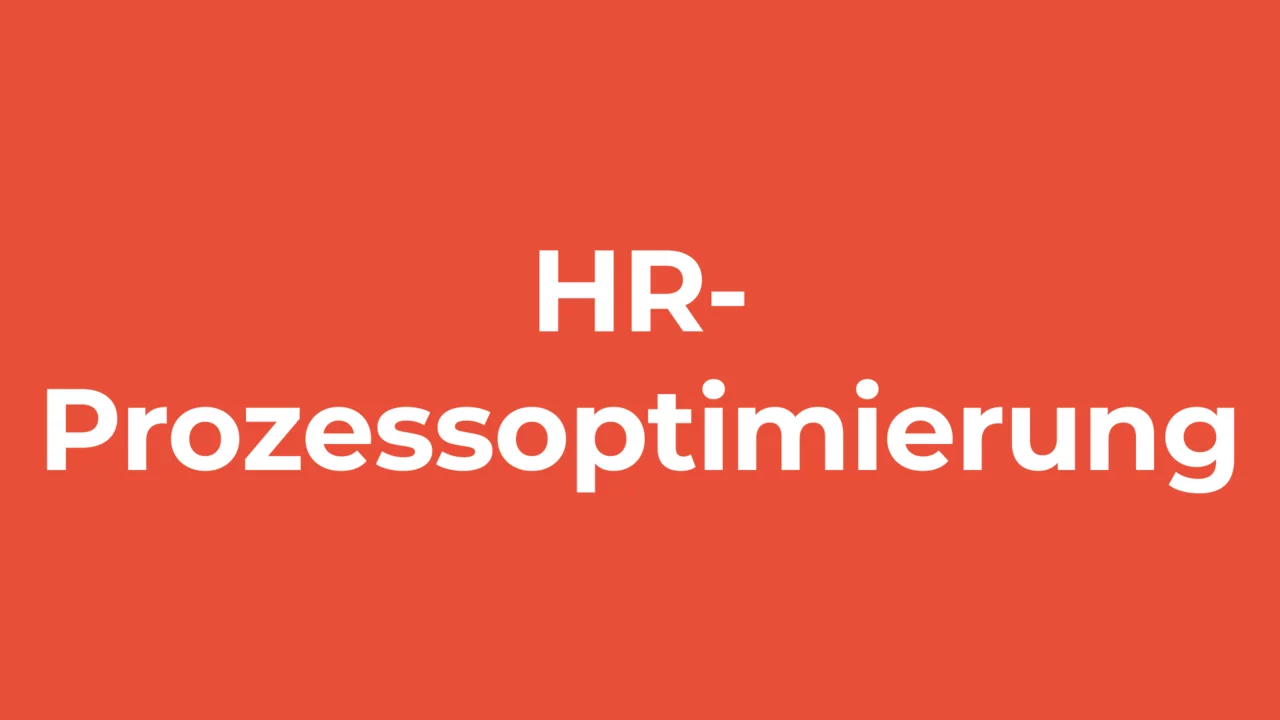 HR Prozessoptimierung