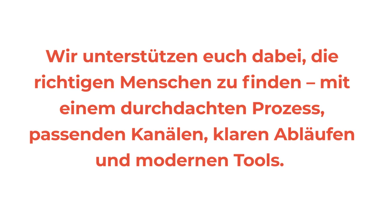 Recruiting Beschreibung