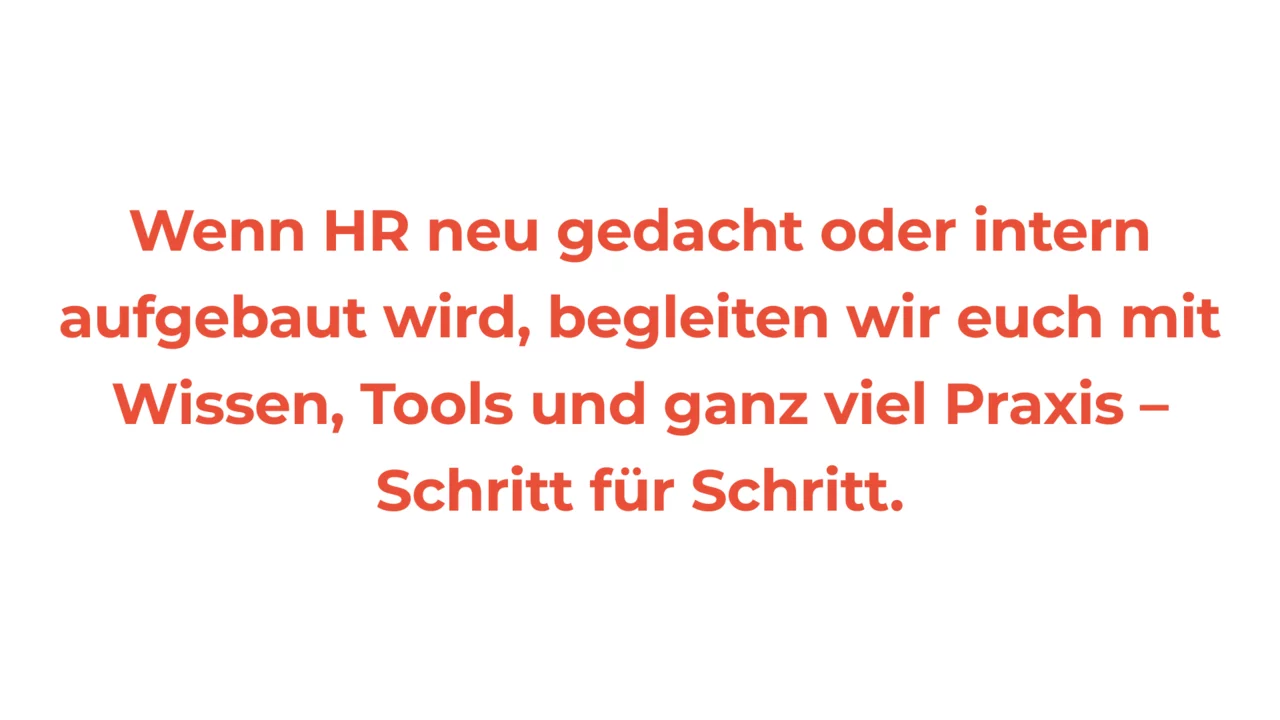 HR Support Beschreibung