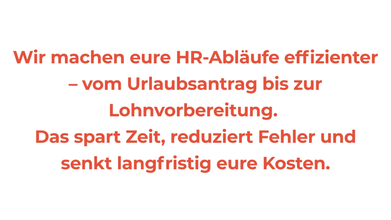HR Prozessoptimierung Beschreibung