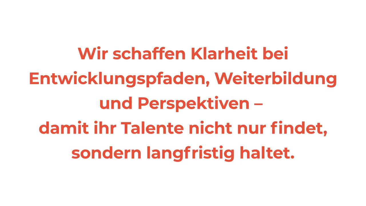 Talent Management & Retention Beschreibung